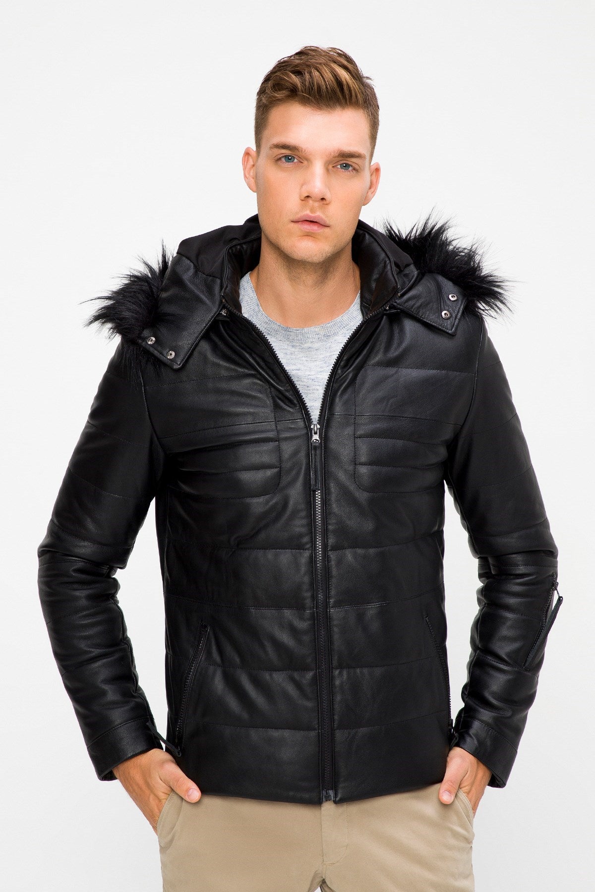 Lederjacke "Bud"