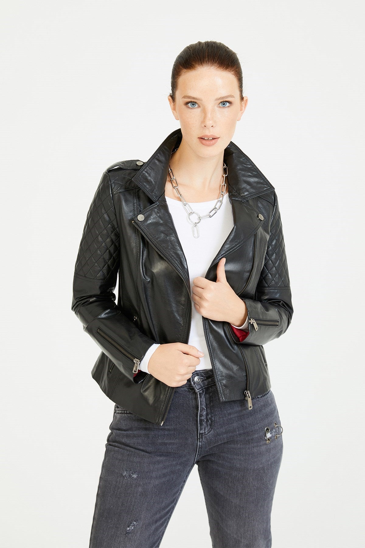 Lederjacke "Eleanor"